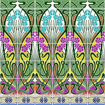 Art Nouveau Tile