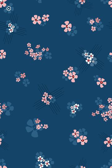 Navy-Sweet-Florals