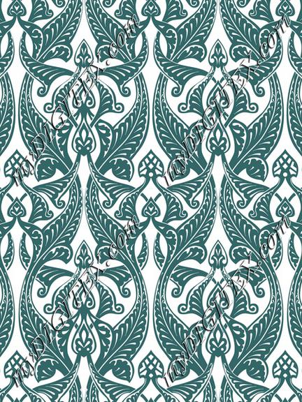 Mirror Nouveau FFFFFF-336666