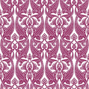 Mirror Nouveau FFFFFF-993366