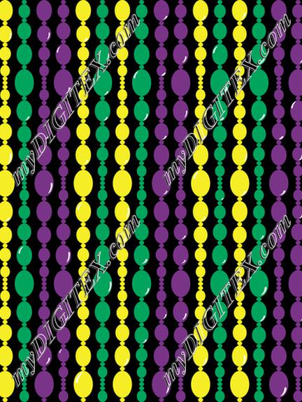 Mardi Gras Bead Curtain