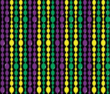 Mardi Gras Bead Curtain