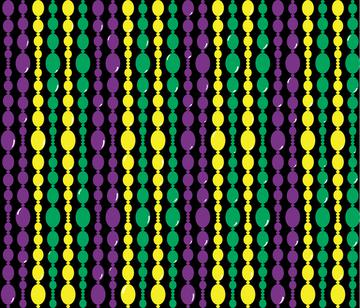 Mardi Gras Bead Curtain