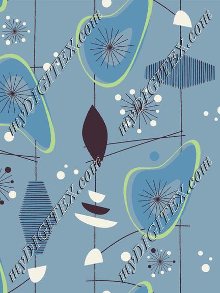 Retro Bowling (Vintage Pattern 1)