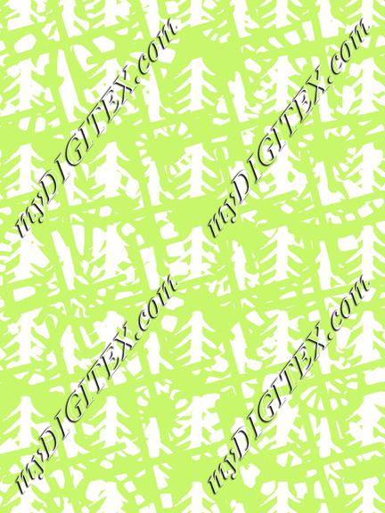 Modern Batik Lime Green