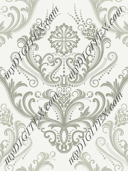 Antique Bouquet Damask 3