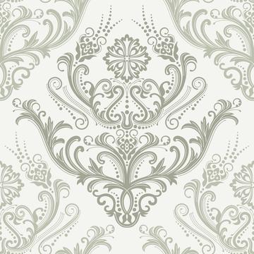 Antique Bouquet Damask 3