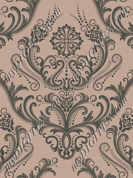 Antique Bouquet Damask 2