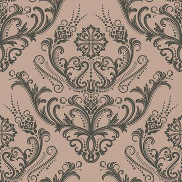 Antique Bouquet Damask 2