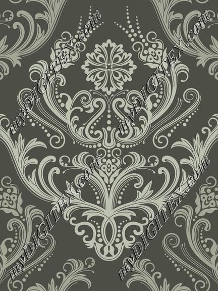 Antique Bouquet  Damask 1