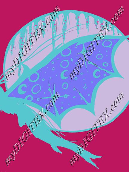 Sky textile print