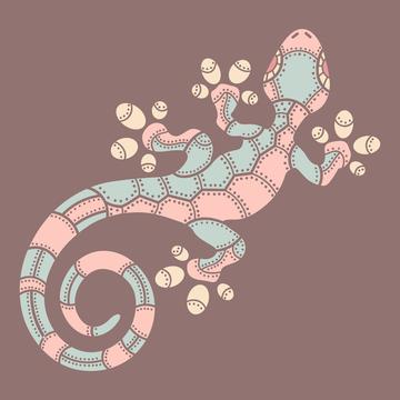 Tribal Baby Gecko