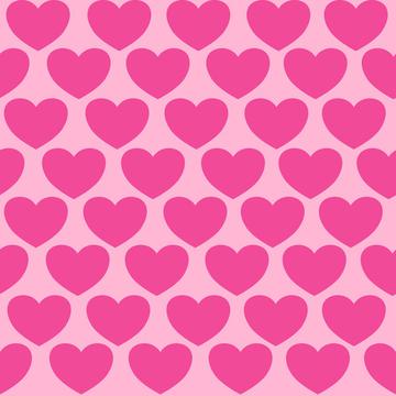 Pink hearts, Love