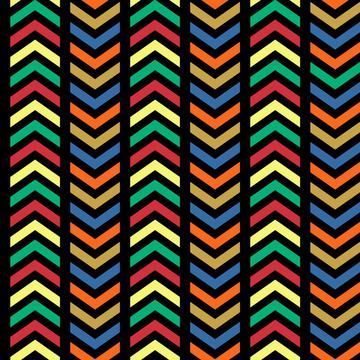 African Art Ziggity Zags