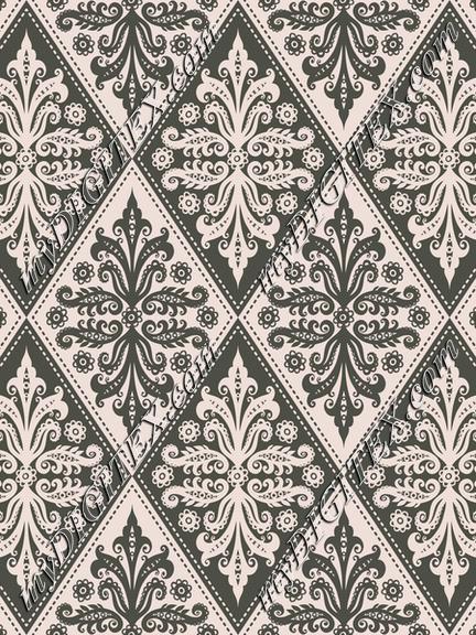 Antique Bouquet Damask 5