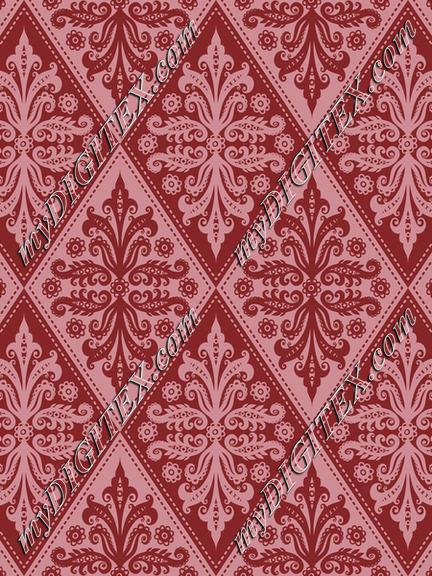 Watercolor Bouquet Damask 5