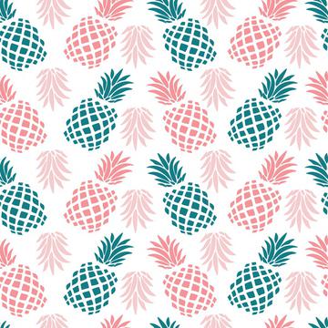 Pineapples-green-pink