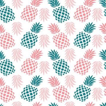 Pineapples-green-pink