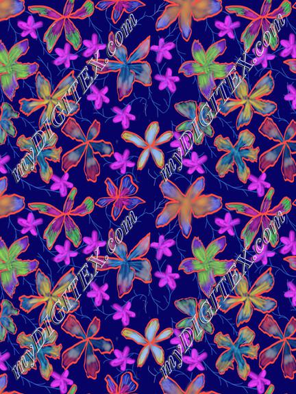 Color Block Flowers