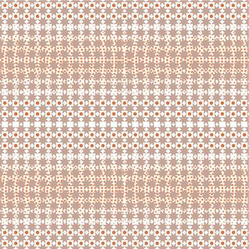 Geometric Orange Brown