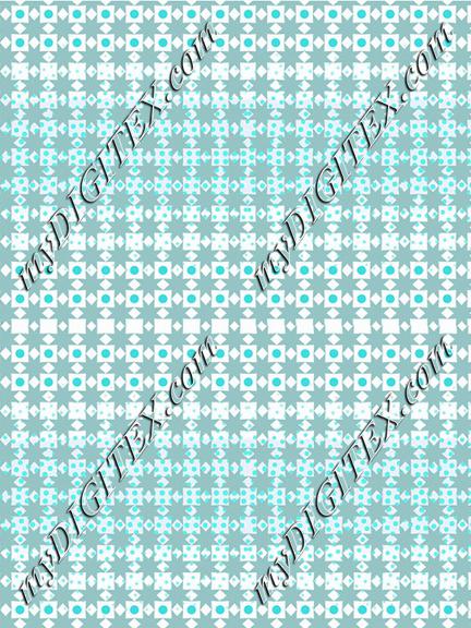 Geometric Blue